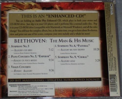 L.V. Beethoven/Man & His Music@Enhanced Cd For Mac/Windows